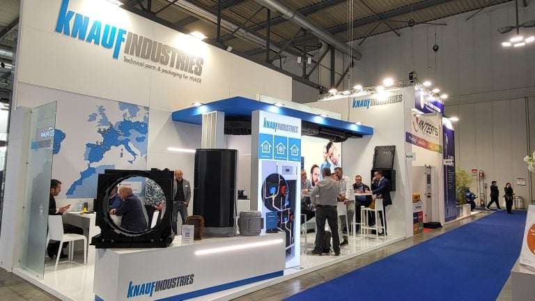 Knauf Industries stand on Mostra HVAC fair