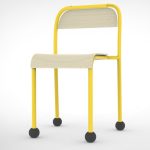 school chair with epp noise pads